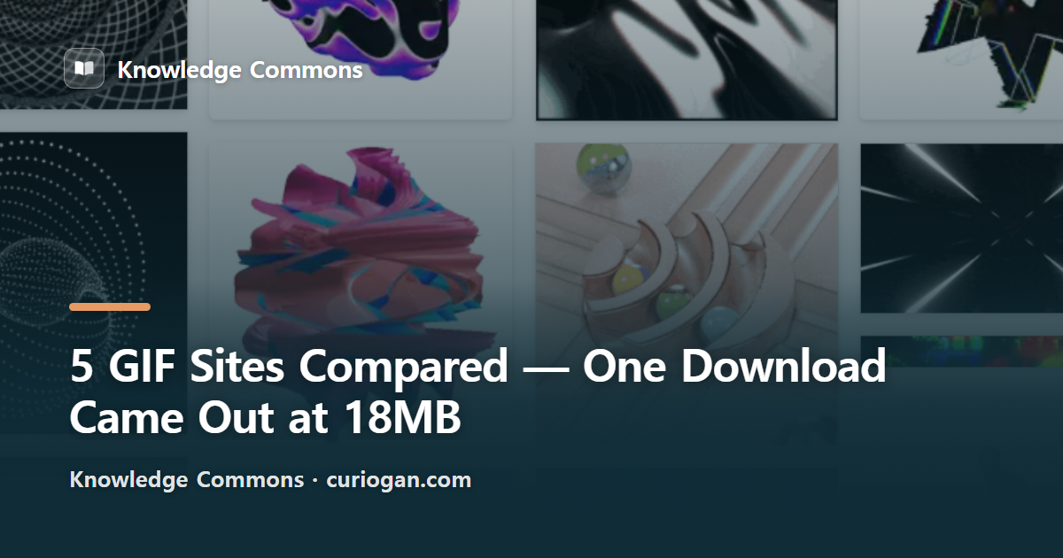 5 GIF Sites Compared — One Download Came Out at 18MB