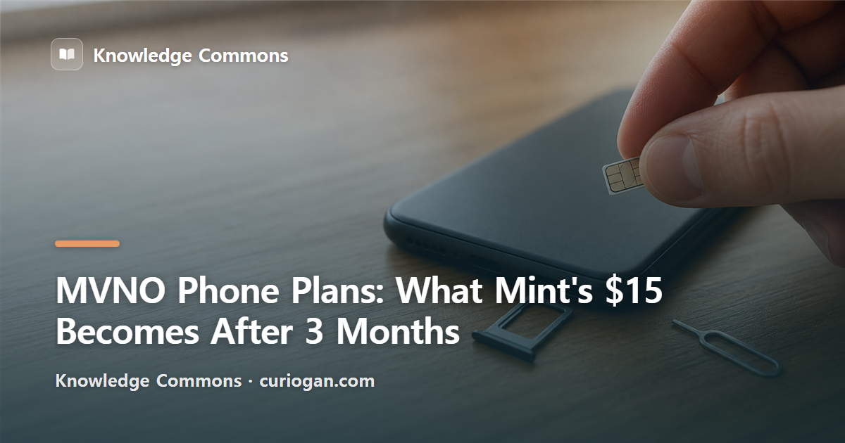 MVNO Phone Plans: What Mint's $15 Becomes After 3 Months